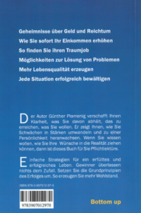 Buch - Wege zum Erfolg - Rückseite